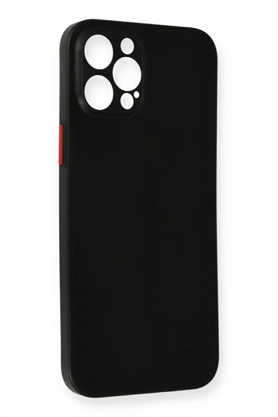 Mey İthalat®  iPhone 12 Pro Max Kılıf PP Ultra İnce Kapak - Siyah