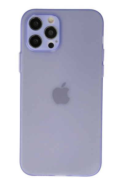 Mey İthalat®  iPhone 12 Pro Max Kılıf Puma Silikon - Mor