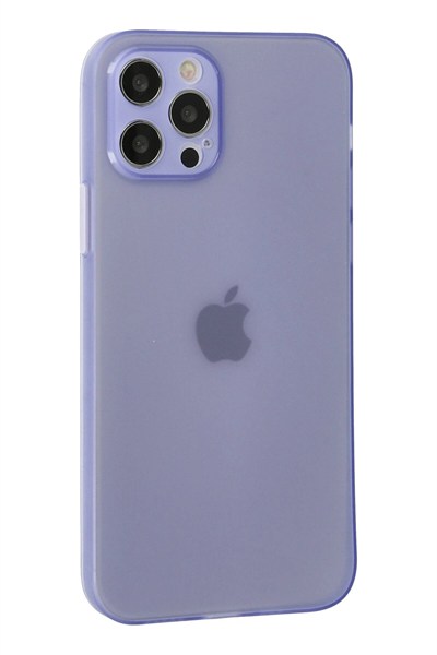 Mey İthalat®  iPhone 12 Pro Max Kılıf Puma Silikon - Mor