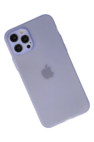 Mey İthalat®  iPhone 12 Pro Max Kılıf Puma Silikon - Mor