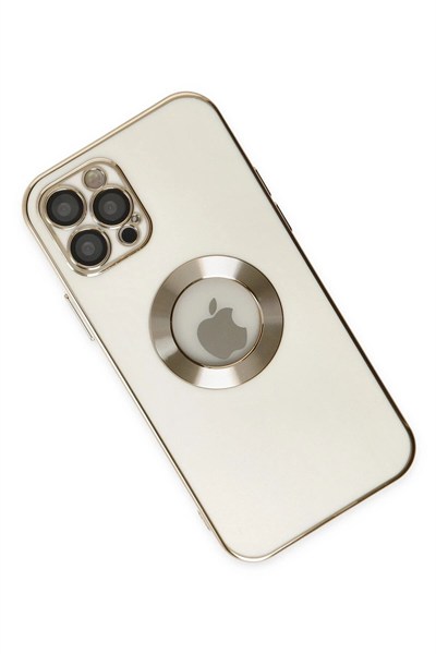 Mey İthalat®  iPhone 12 Pro Max Kılıf Store Silikon - Beyaz