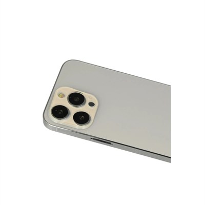 Mey İthalat®  iPhone 12 Pro Rainbow Kamera Lens Koruma Cam - Gold