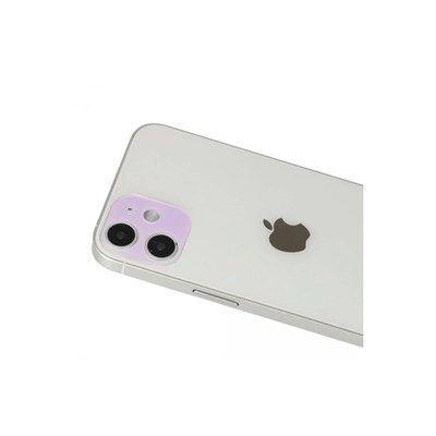 Mey İthalat®  iPhone 12 Rainbow Kamera Lens Koruma Cam - Mor
