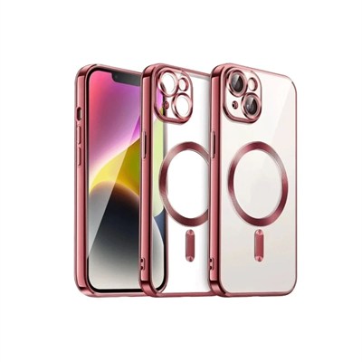 Mey İthalat®  iPhone 13 Kılıf Kross Magneticsafe Kapak - Kırmızı