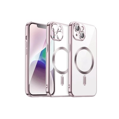 Mey İthalat®  iPhone 13 Kılıf Kross Magneticsafe Kapak - Rose