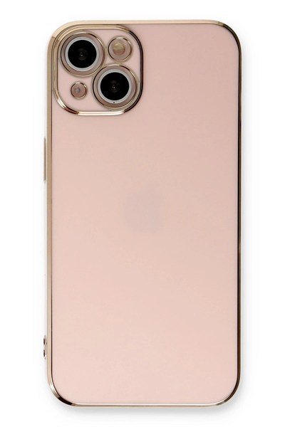 Mey İthalat®  iPhone 13 Kılıf Volet Silikon - Pembe