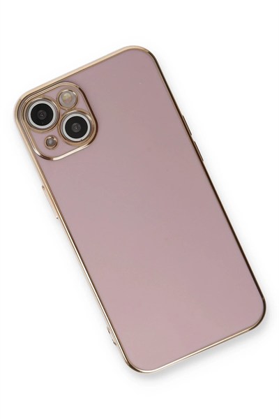 Mey İthalat®  iPhone 13 Kılıf Volet Silikon - Mor