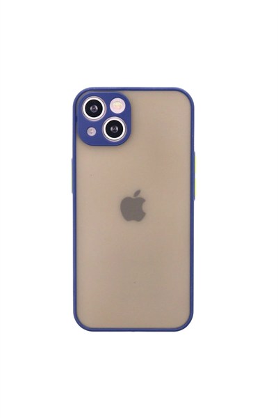Mey İthalat®  iPhone 13 Mini Kılıf Montreal Silikon Kapak - Lacivert