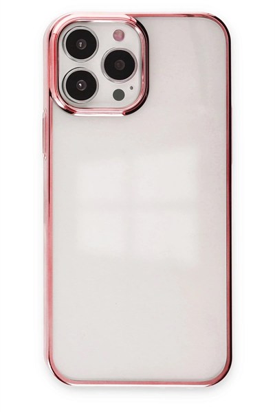 Mey İthalat®  iPhone 13 Pro Kılıf Element Silikon - Pembe