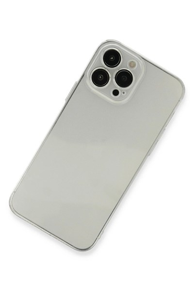 Mey İthalat®  iPhone 13 Pro Kılıf Fly Lens Silikon - Şeffaf