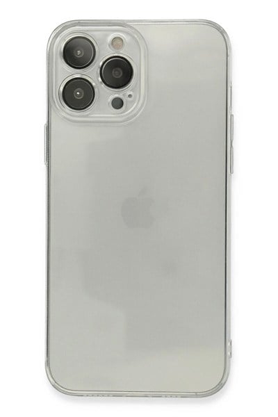 Mey İthalat®  iPhone 13 Pro Kılıf Fly Lens Silikon - Şeffaf