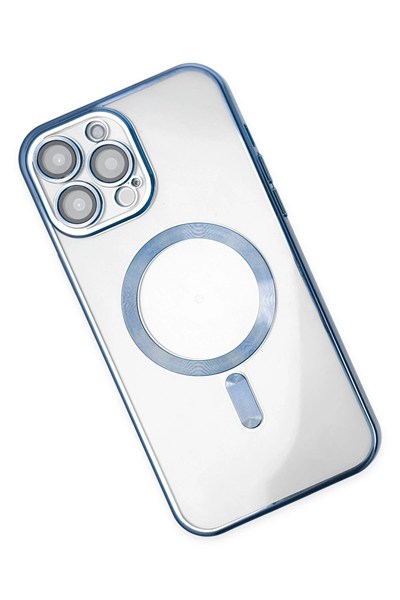 Mey İthalat®  iPhone 13 Pro Kılıf Kross Magneticsafe Kapak - Sierra Blue