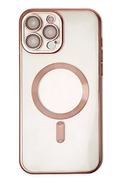 Mey İthalat®  iPhone 13 Pro Kılıf Kross Magneticsafe Kapak - Rose