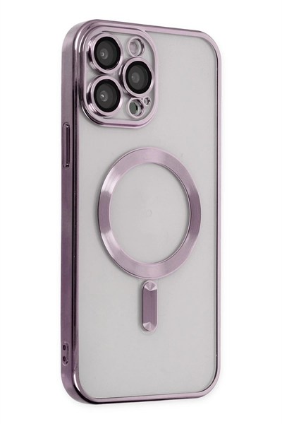 Mey İthalat®  iPhone 13 Pro Kılıf Kross Magneticsafe Kapak - Mor