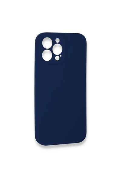 Mey İthalat®  iPhone 13 Pro Kılıf Lansman Legant Silikon - Lacivert