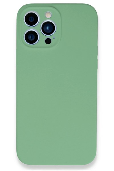 Mey İthalat®  iPhone 13 Pro Kılıf Lansman Legant Silikon - Yeşil