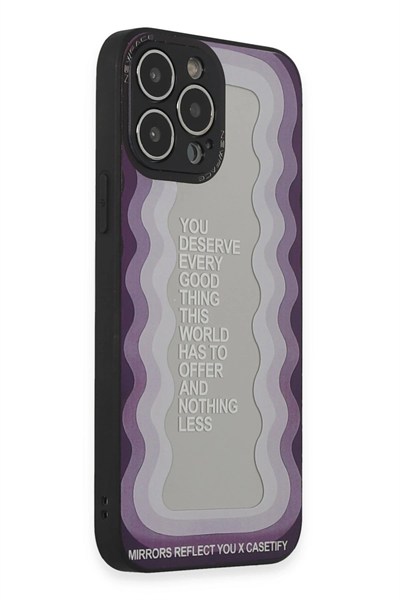 Mey İthalat®  iPhone 13 Pro Kılıf Mirror Desenli Kapak - Mirror - 5