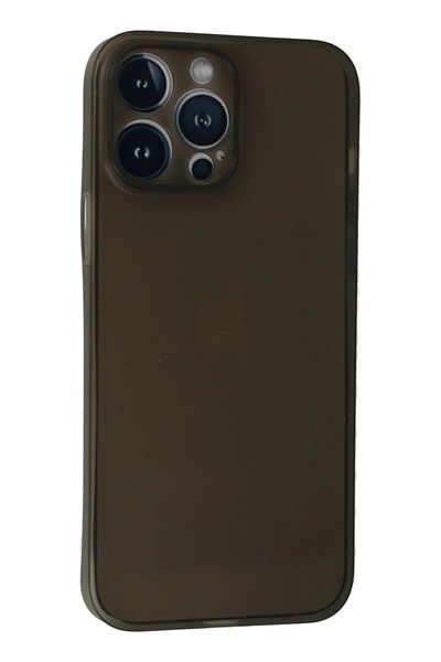 Mey İthalat®  iPhone 13 Pro Kılıf PP Ultra İnce Kapak - Gri