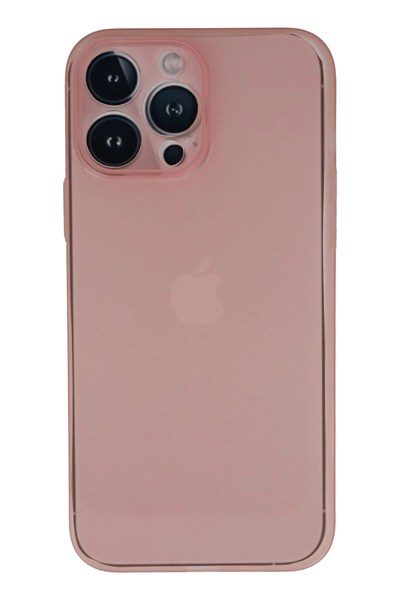 Mey İthalat®  iPhone 13 Pro Kılıf PP Ultra İnce Kapak - Pembe