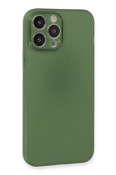 Mey İthalat®  iPhone 13 Pro Kılıf Puma Silikon - Yeşil