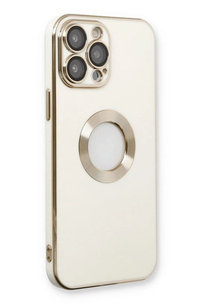 Mey İthalat®  iPhone 13 Pro Kılıf Store Silikon - Beyaz