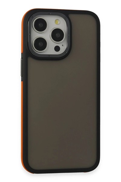 Mey İthalat®  iPhone 13 Pro Max Harvel Kapak - Turuncu