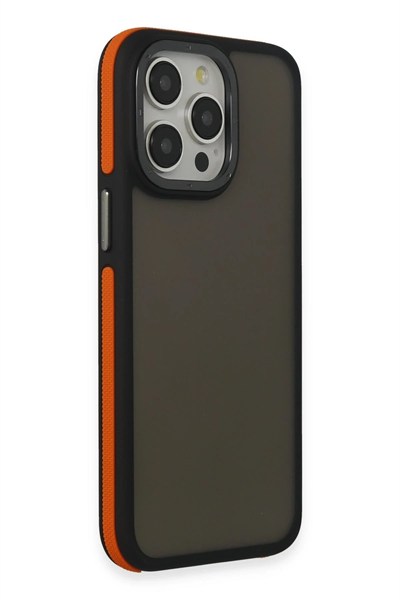 Mey İthalat®  iPhone 13 Pro Max Harvel Kapak - Turuncu