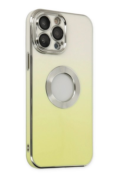 Mey İthalat®  iPhone 13 Pro Max Kılıf Best Silikon - Sarı