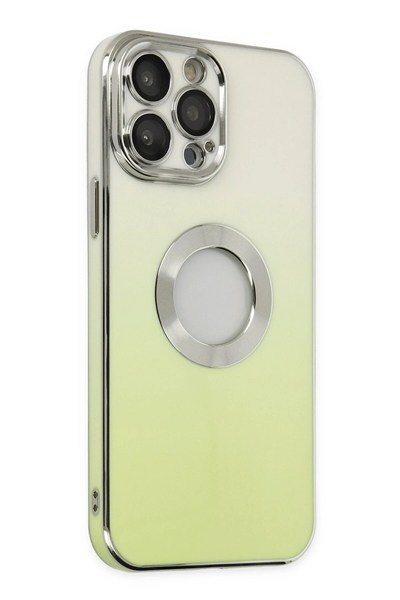 Mey İthalat®  iPhone 13 Pro Max Kılıf Best Silikon - Yeşil