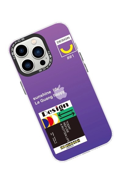 Mey İthalat®  iPhone 13 Pro Max Kılıf Estoril Desenli Kapak - Estoril - 4