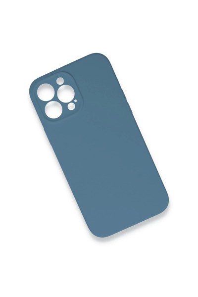 Mey İthalat®  iPhone 13 Pro Max Kılıf Lansman Legant Silikon - Açık Mavi