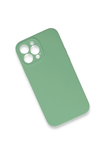 Mey İthalat®  iPhone 13 Pro Max Kılıf Lansman Legant Silikon - Yeşil