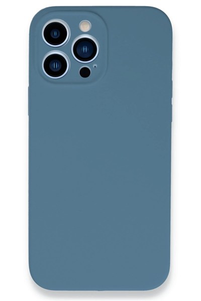 Mey İthalat®  iPhone 13 Pro Max Kılıf Lansman Legant Silikon - Açık Mavi