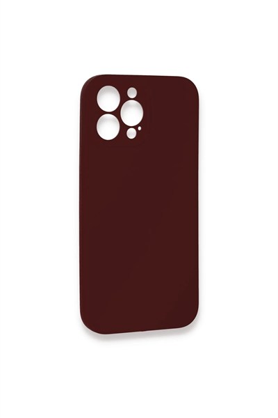 Mey İthalat®  iPhone 13 Pro Max Kılıf Lansman Legant Silikon - Bordo