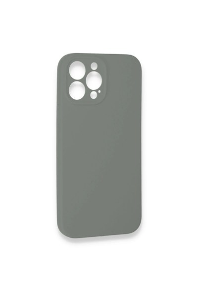 Mey İthalat®  iPhone 13 Pro Max Kılıf Lansman Legant Silikon - Gri
