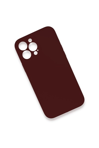 Mey İthalat®  iPhone 13 Pro Max Kılıf Lansman Legant Silikon - Bordo