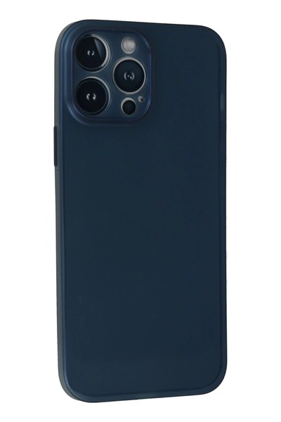 Mey İthalat®  iPhone 13 Pro Max Kılıf PP Ultra İnce Kapak - Mavi