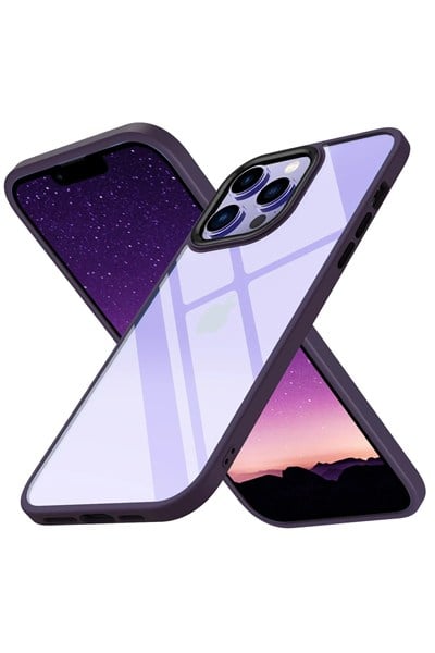 Mey İthalat®  iPhone 13 Pro Max Kılıf Power Silikon - Mor