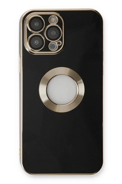 Mey İthalat®  iPhone 13 Pro Max Kılıf Store Silikon - Siyah