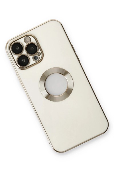 Mey İthalat®  iPhone 13 Pro Max Kılıf Store Silikon - Beyaz