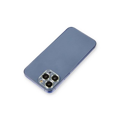 Mey İthalat®  iPhone 13 Pro Max Metal Kamera Lens Koruma Cam - Açık Yeşil