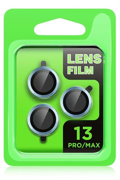 Mey İthalat®  iPhone 13 Pro Max Raze Metal Kamera Lens - Gümüş