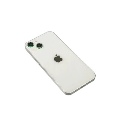 Mey İthalat®  iPhone 14 Diamond Kamera Lens - Yeşil