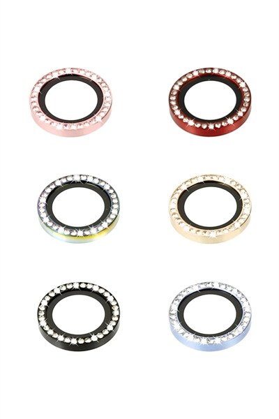 Mey İthalat®  iPhone 14 Diamond Kamera Lens - Yeşil