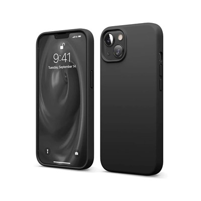 Mey İthalat®  iPhone 14 Kılıf First Silikon - Siyah