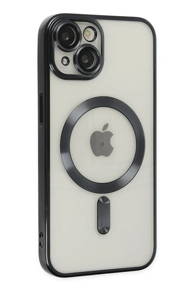 Mey İthalat®  iPhone 14 Kılıf Kross Magneticsafe Kapak - Siyah