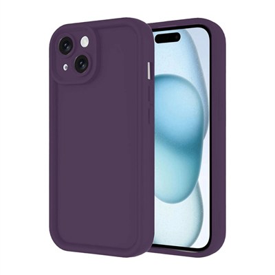 Mey İthalat®  iPhone 14 Kılıf Viera Silikon - Mor