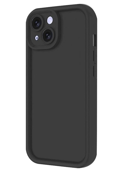 Mey İthalat®  iPhone 14 Kılıf Viera Silikon - Siyah