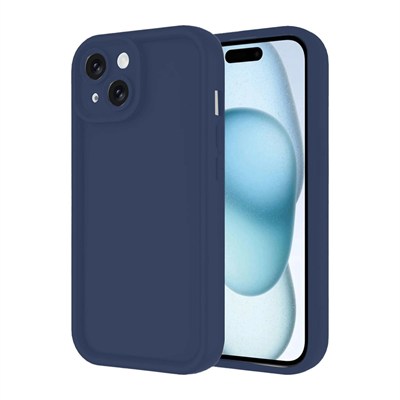 Mey İthalat®  iPhone 14 Kılıf Viera Silikon - Lacivert