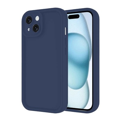 Mey İthalat®  iPhone 14 Kılıf Viera Silikon - Lacivert